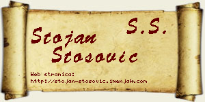 Stojan Stošović vizit kartica